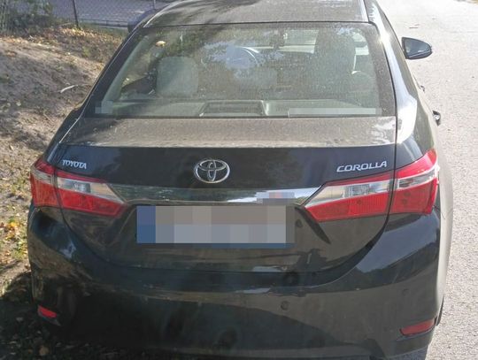 Pijana torpeda drogowa zatrzymana, Toyota będzie skonfiskowana!
