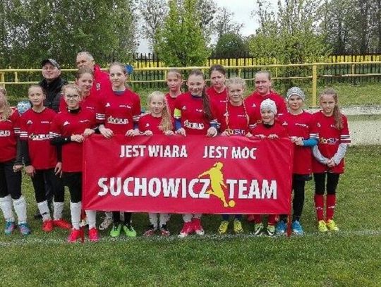 Piłkarki Suchowiczteam na czele ligi młodziczek