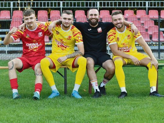 Dobry nastrój panował w Gryfie Gmina Zamość tylko przed meczem z Górnikiem II Łęczna. Fot. Gryf Gmina Zamość (Facebook)