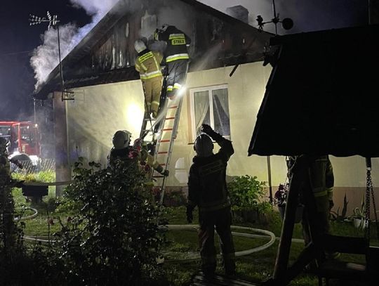 Po pożarze w Płonce dom nie nadaje się do mieszkania.