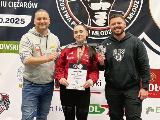Tytuł wicemistrza Polski wywalczyła m.in. Hanna Michalik z Agrosu Zamość w kat. 76 kg.
