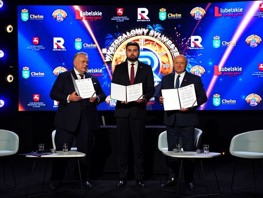 Miasto Chełm podpisało list intencyjny dotyczący promocji miasta i regionu podczas „Wystrzałowego Sylwestra na Lubelszczyźnie z Republiką”.