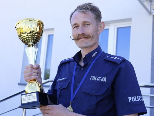 Piotr Konopko z KPP w Hrubieszowie najlepszym „Policjantem Ruchu Drogowego 2024”
