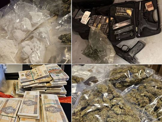 Funkcjonariuszom udało się wspólnie ustalić i namierzyć miejsca, gdzie znaczne ilości narkotyków były porcjowane przed wprowadzeniem ich na rynek. Podejrzany w sprawie jest 46-latek.