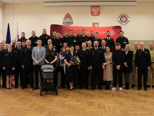 Z KP PSP Tomaszów Lubelski pożegnało się dwóch strażaków.