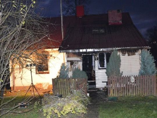 Potok Górny: W pożarze domu zginął człowiek