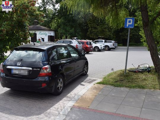 Na ul. Piłsudskiego w Zamościu kierujący audi skręcając w drogę poprzeczną nie ustąpił pierwszeństwa przejazdu i potrącił 16-letniego rowerzystę.