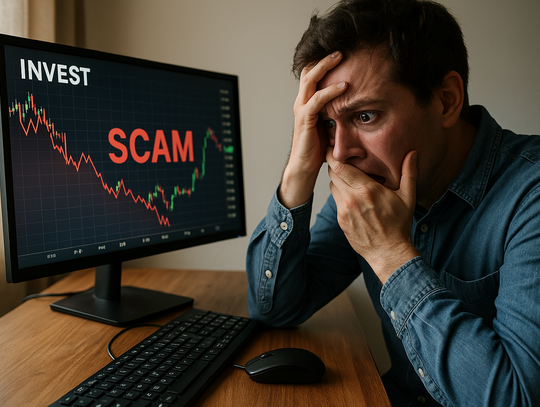 Oszustwo „na inwestycje”. 54-latek z pow. tomaszowskiego stracił blisko 150 tys. złotych.