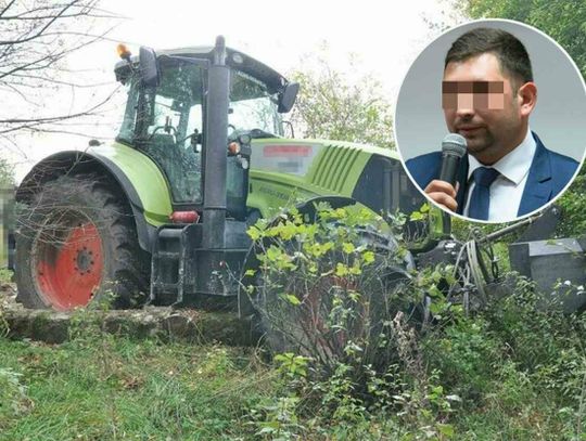 Powiatowy radny PiS z zarzutami za kradzież traktora