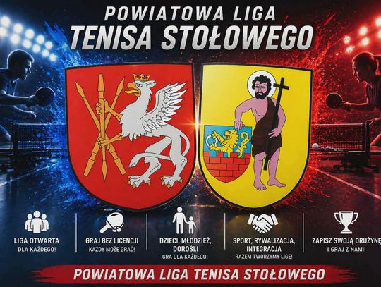 Powiatowa Liga Tenisa Stołowego to nowa inicjatywa Zrywu Ulhówek.