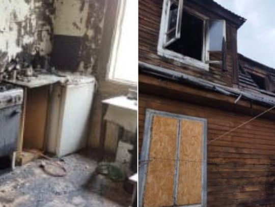 W pożarze domu w Zamościu na szczęście nikt nie ucierpiał.