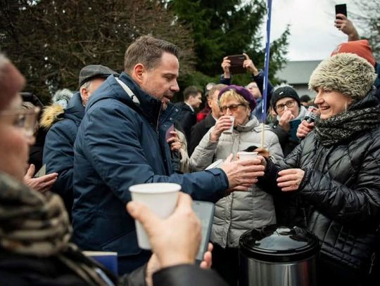 Rafał Trzaskowski spotkał się ze swoimi sympatykami w Werbkowicach.