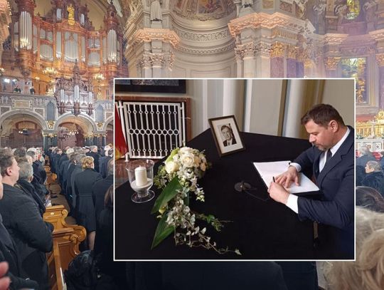 Prezydent Zamościa i starosta zamojski pożegnali Horsta Köhlera w Katedrze Berlińskiej