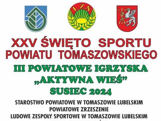 Przed nami Święto Sportu Powiatu Tomaszowskiego i Igrzyska „Aktywna Wieś”