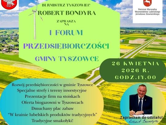 Przedsiębiorcy spotkają się w Tyszowcach. Nawiążą kontakty i wymienią się doświadczeniami