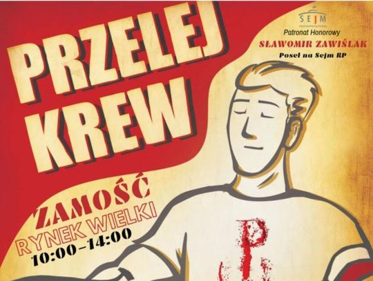 Już po raz trzeci 1 sierpnia odbędzie się akcja „Przelej krew w rocznicę Powstania Warszawskiego”.
