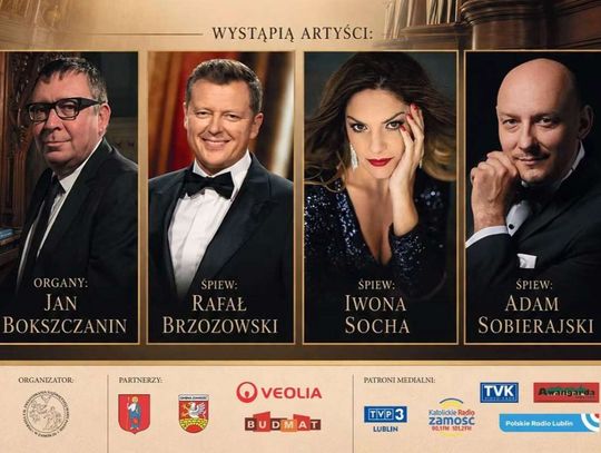 Rafał Brzozowski zaśpiewa u franciszkanów w Zamościu. Koncert „Mediatrix” już 19 lipca