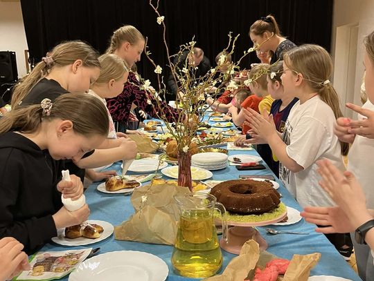 Warsztaty wielkanocne w Samorządowym Centrum Kultury w Tyszowcach.