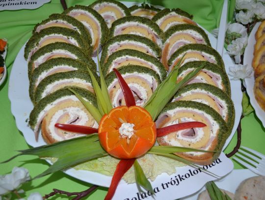 Rolada trójkolorowa, przepis Moniki Błędkowskiej z Chorupnika