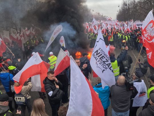 Rolnicy po proteście w Warszawie: Nie wieźliśmy jajek do rzucania w kogokolwiek
