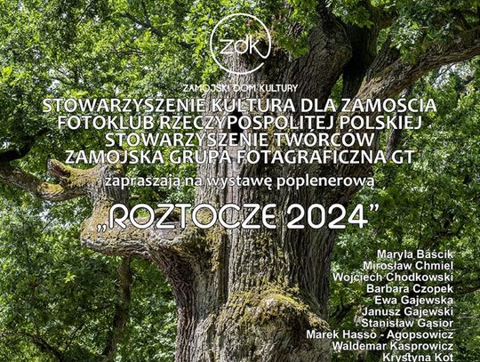 W Zamojskim Domu Kultury otwarto 30 października wystawę poplenerową „Roztocze-2024”.