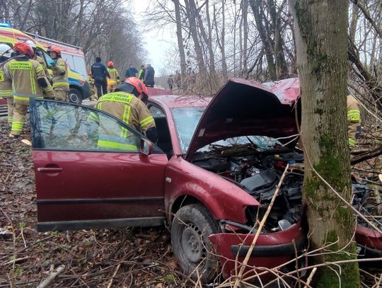 Na trasie Łopiennik Nadrzeczny – Łopiennik Dolny doszło do poważnego wypadku.