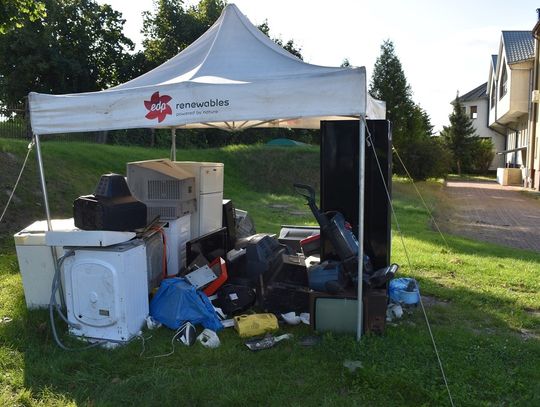 Skandal! Ktoś ukradł elektrośmieci zbierane na cele charytatywne przez KGW Tyszowce!