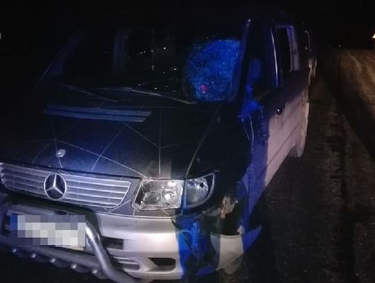 Śmiertelny wypadek między Hubinkiem a Ulhówkiem. Mercedes potrącił pieszego