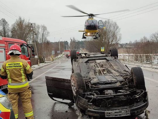 Śmiertelny wypadek na trasie Krasnystaw-Chełm. Nie żyją 2 osoby