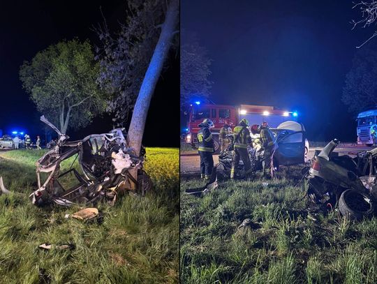Na drodze krajowej nr 12 na trasie Chełm-Lublin zderzyły się dwa samochody osobowe: BMW oraz Opel.