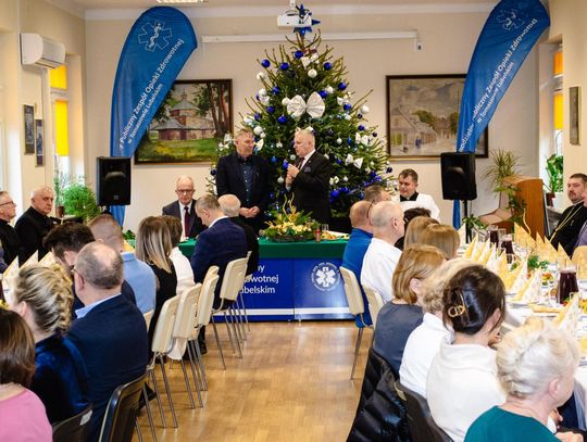 Spotkanie opłatkowe w tomaszowskim szpitalu.