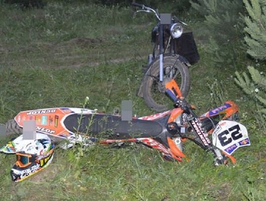 Stłuczka motocyklistów w Tereszpolu Zygmuntach. Sprawca był pijany