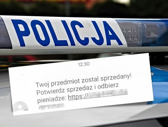 Taką wiadomość dostała oszukana kobieta z powiatu tomaszowskiego. Kliknęła w link i straciła pieniądze.