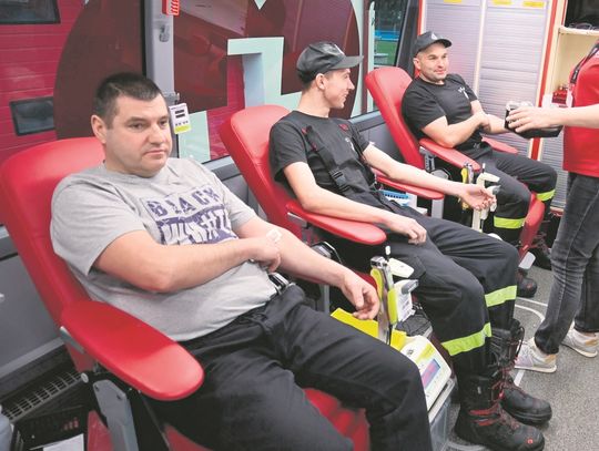 Strażacy podzielili się darem życia