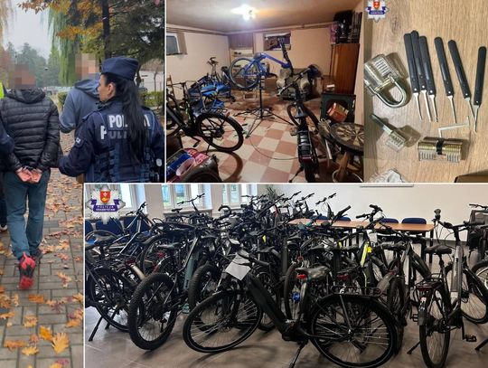 Rowerowa grupa przestępcza rozbita przez krasnostawskich kryminalnych.