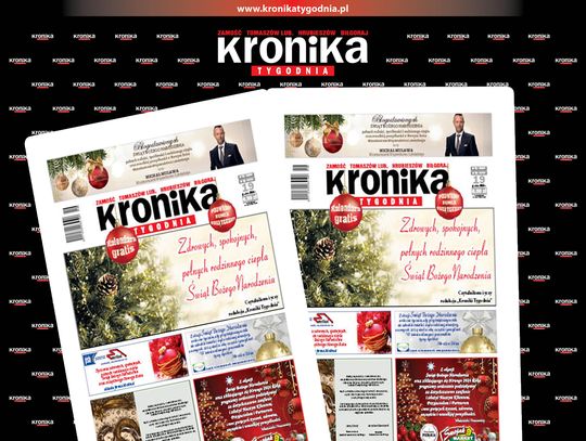 19 grudnia ukaże się świąteczne wydanie „Kroniki Tygodnia”.