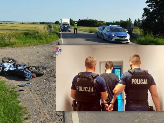 Na 3 miesiące trafił do aresztu 18-latek, który spowodował wypadek, w którym ciężko ranny został kierujący motocyklem marki Yamaha 47-letni mieszkaniec gminy Sułów.