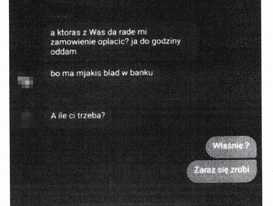 27-latka ze Szczebrzeszyna zareagowała na przesłaną za pośrednictwem komunikatora prośbę o pożyczkę.