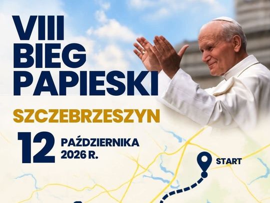 Szczebrzeszyn zaprasza na VIII Diecezjalny Bieg Papieski i trzydniowe przygotowanie do wprowadzenia relikwii św. Jana Pawła II.