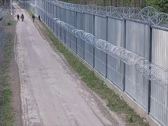 Bariera na granica z Białorusią