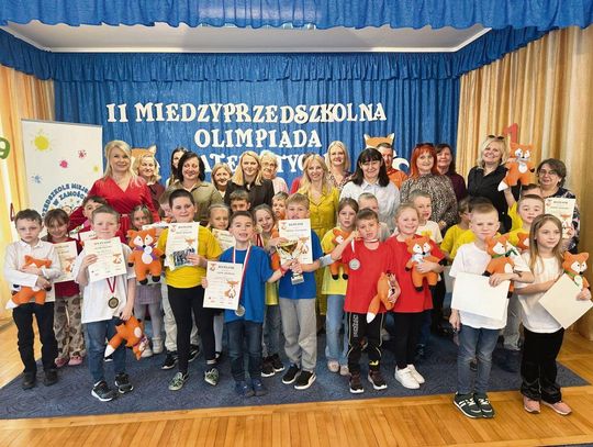 Sześciolatki z zamojskich przedszkoli wzięły udział w II Międzyprzedszkolnej Olimpiadzie Matematycznej.