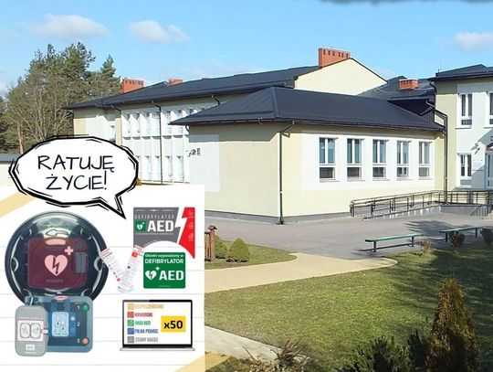 Społeczność szkolna w gminie Susiec zbiera na defibrylator AED.