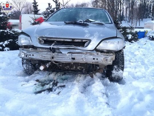 Tak uciekał przed policją, że prawie potrącił ludzi na pasach