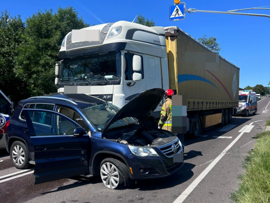 Tarnawatka-Tartak: 30-latek nie ustąpił pierwszeństwa. On i pasażerka trafili do szpitala