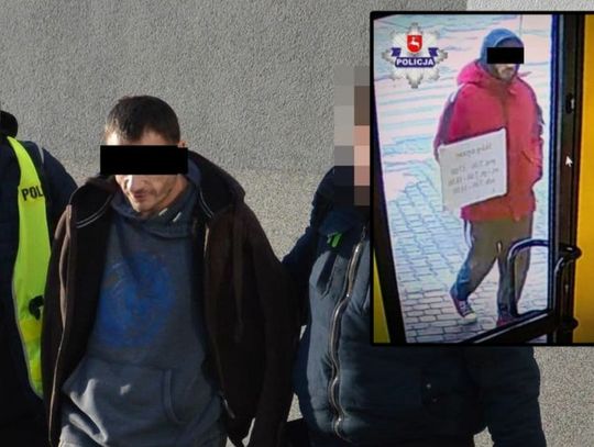 Kryminalni z biłgorajskiej komendy zatrzymali 33-latka za napad na kantor w Tarnogrodzie.
