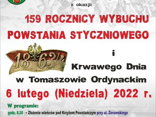 Tomaszów Lub.: W 159. rocznicę powstania