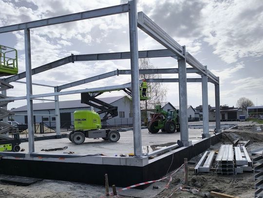 Budowa nowoczesnej hali magazynowej dla potrzeb Zarządu Dróg Powiatowych – Obwodu Drogowego nr 1.