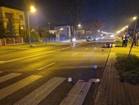 Tomaszów Lubelski: Motocyklista potrącił seniorkę na przejściu dla pieszych