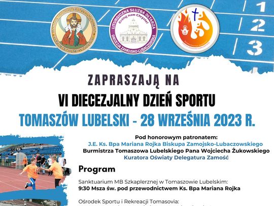 Tomaszów Lubelski: Weź udział w Diecezjalnym Dniu Sportu