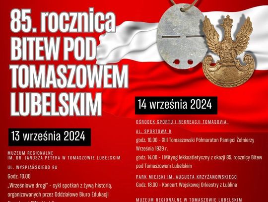 Tomaszów Lubelski: Wrzesień 1939 – rocznica i rekonstrukcja. Zobacz program wydarzeń